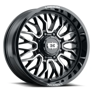 Vision Wheel Off-Road – 402 RIOT – Black – 20″x10″ -25mm – Summer Wheels – 402-20070GBMF-25